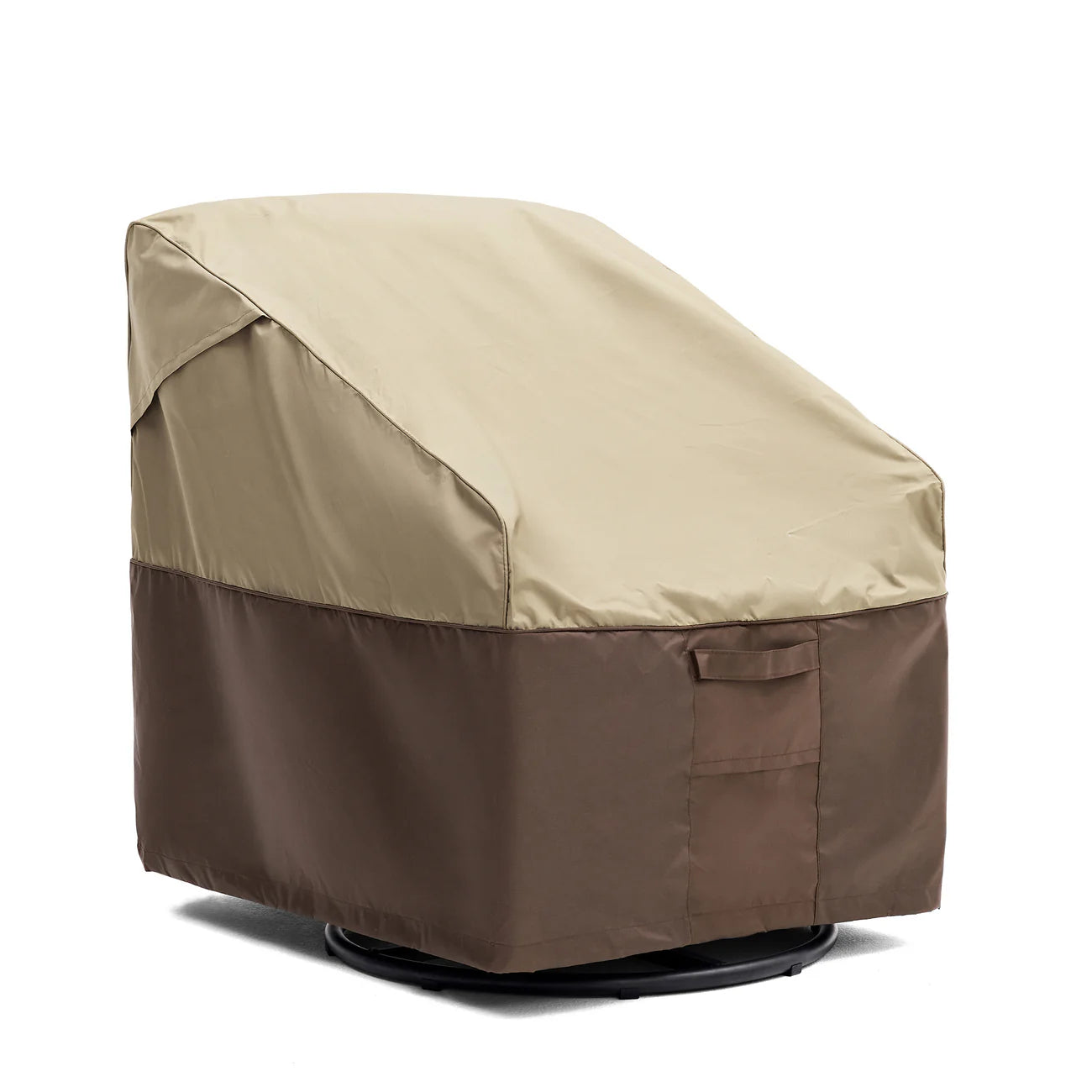 100% Waterproof Outdoor Cover for Patio Chair, Beige & Brown