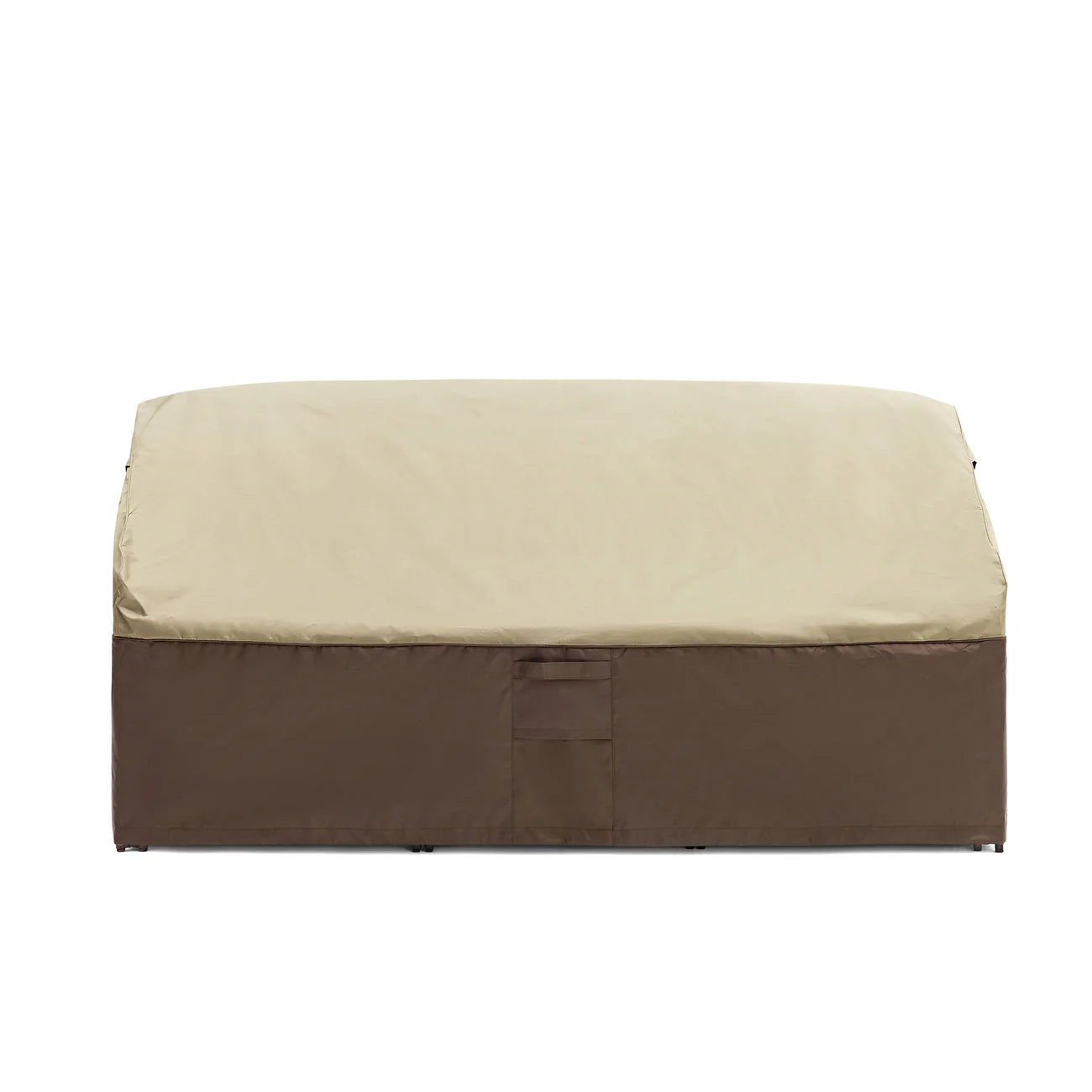 100% Waterproof Outdoor Cover for 3-Seaters Sofa, Beige & Brown